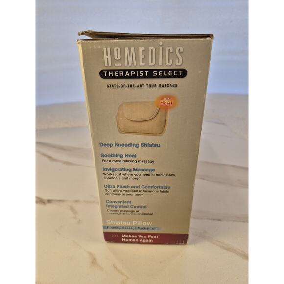 Homedics Shiatsu Rotating Massager Pillow Model SP-10H Heated - Picture 4 of 12